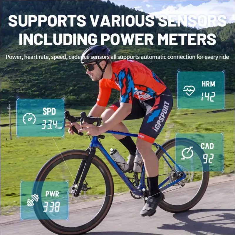 Igpsport ant  igs50s bsc100s bsc 100s cycling computer ble heart rate monitor bike gps waterproof