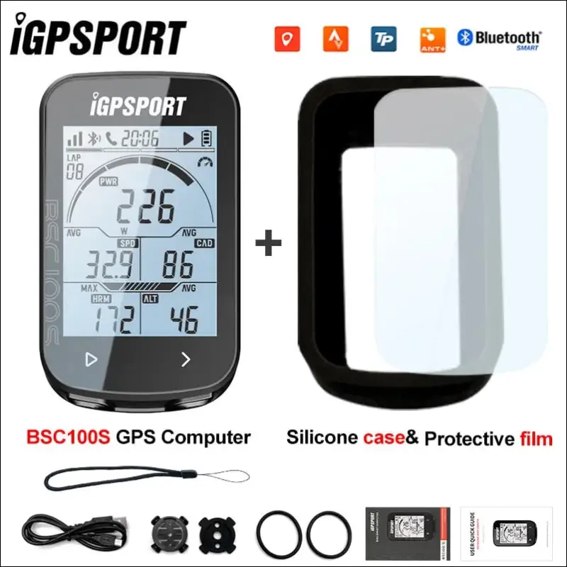 Igpsport ant  igs50s bsc100s bsc 100s cycling computer ble heart rate monitor bike gps waterproof