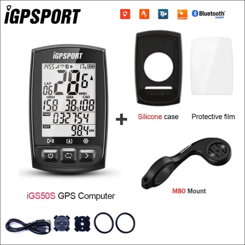 Igpsport ant  igs50s bsc100s bsc 100s cycling computer ble heart rate monitor bike gps waterproof