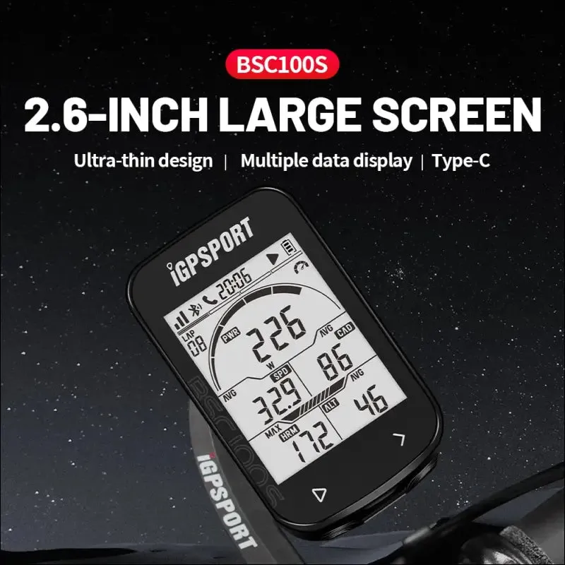 Igpsport ant  igs50s bsc100s bsc 100s cycling computer ble heart rate monitor bike gps waterproof