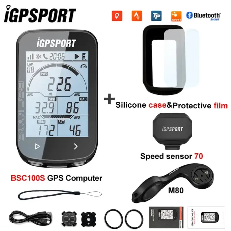 Igpsport ant  igs50s bsc100s bsc 100s cycling computer ble heart rate monitor bike gps waterproof