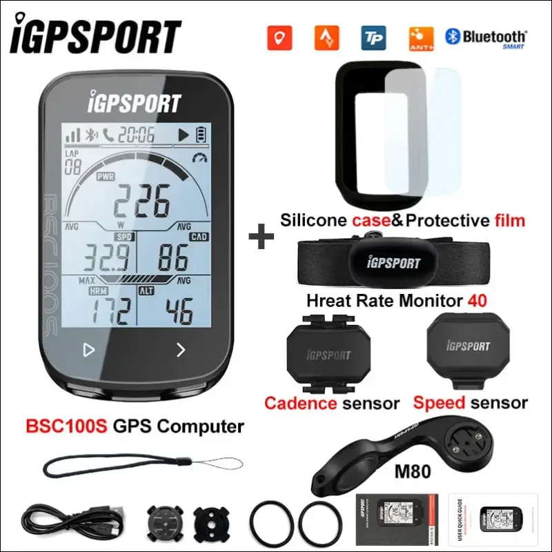 Igpsport ant  igs50s bsc100s bsc 100s cycling computer ble heart rate monitor bike gps waterproof