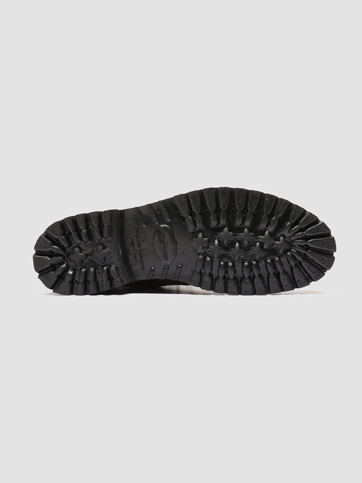 IKONIC 004 - Grey Leather Zip Boots