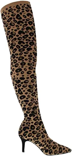 INC International Concepts Womens Suede Pointed Toe Mid-Calf, Leopard, Size 8.5