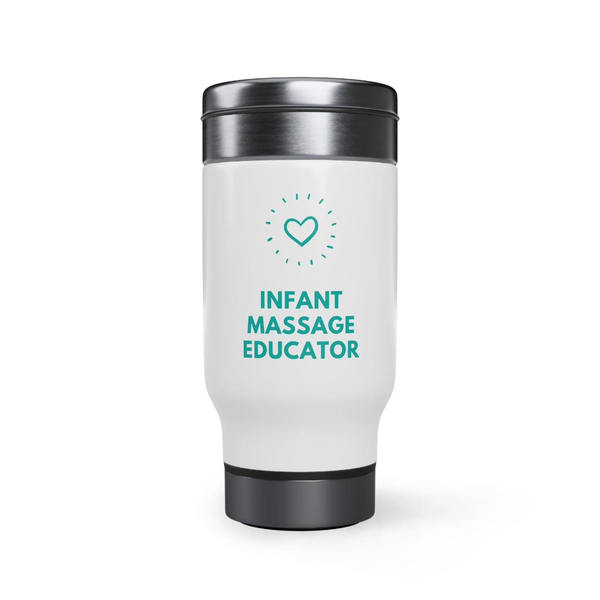 Infant Massage Educator Stainless Steel Travel Mug, 14oz