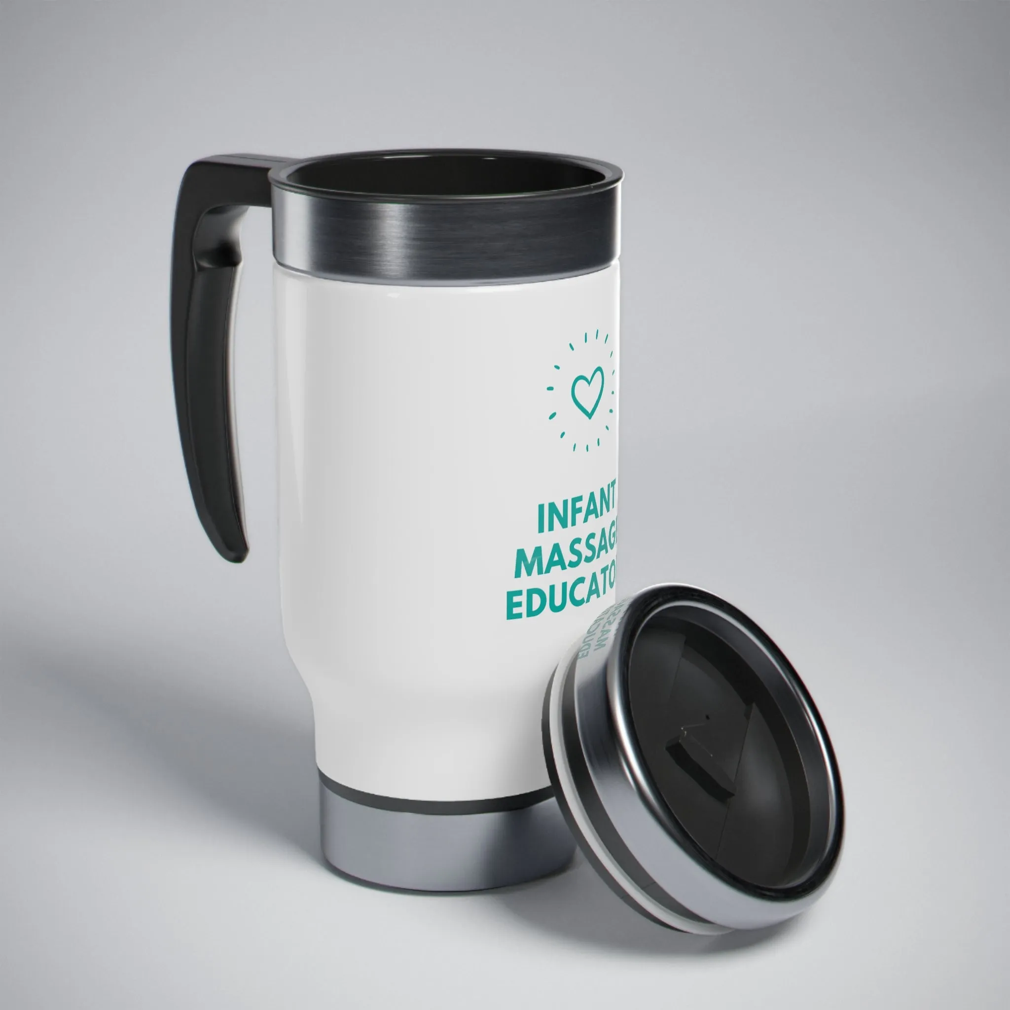 Infant Massage Educator Stainless Steel Travel Mug, 14oz