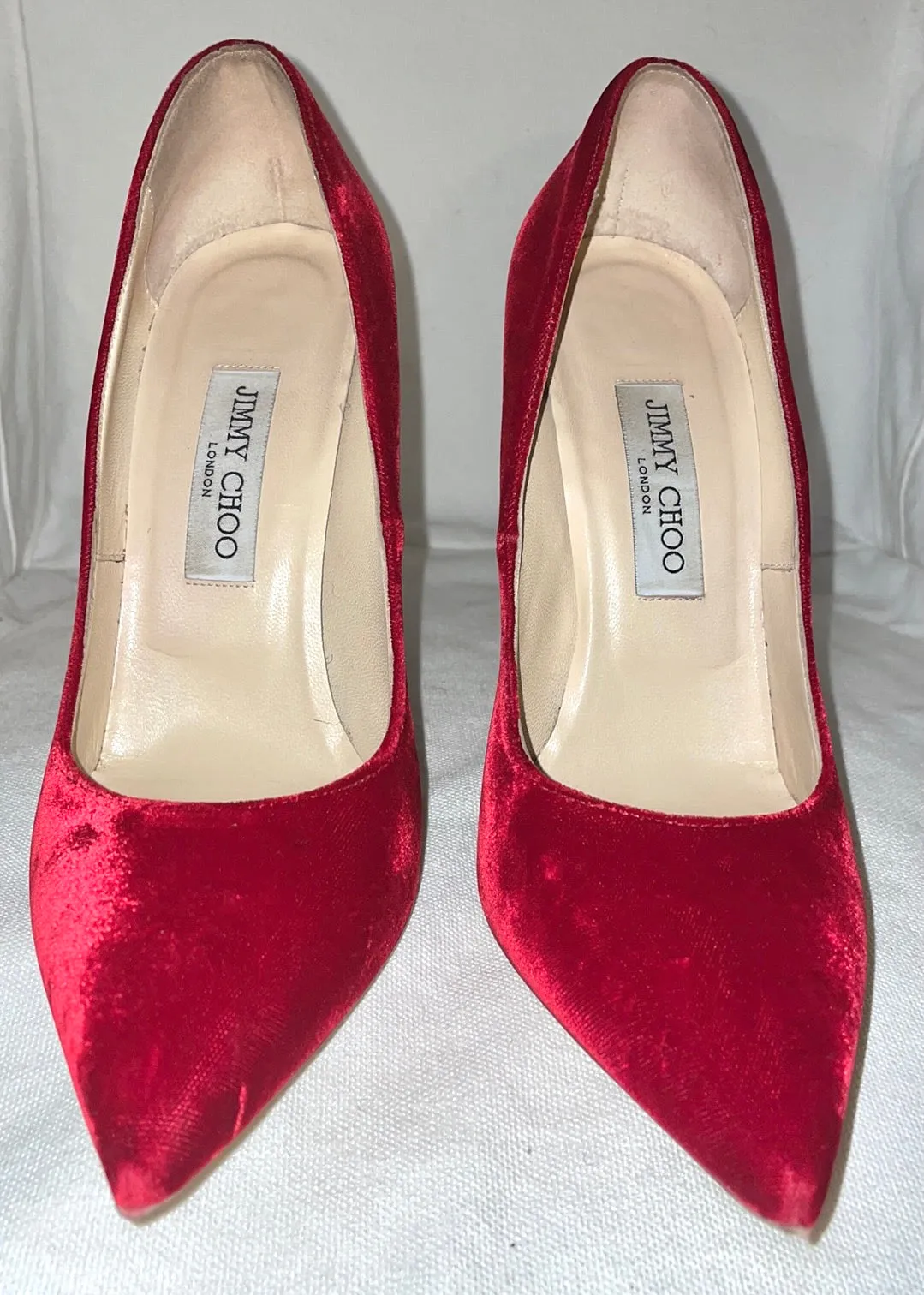 Jimmy Choo “Anouk” Velvet Pumps size 9.5