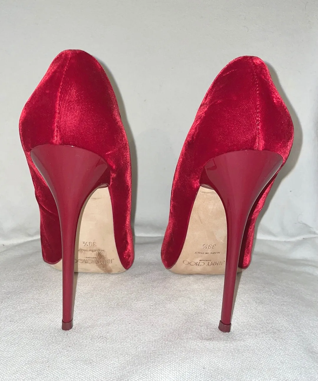 Jimmy Choo “Anouk” Velvet Pumps size 9.5