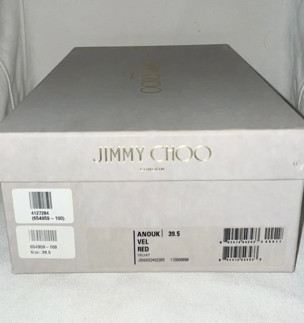 Jimmy Choo “Anouk” Velvet Pumps size 9.5