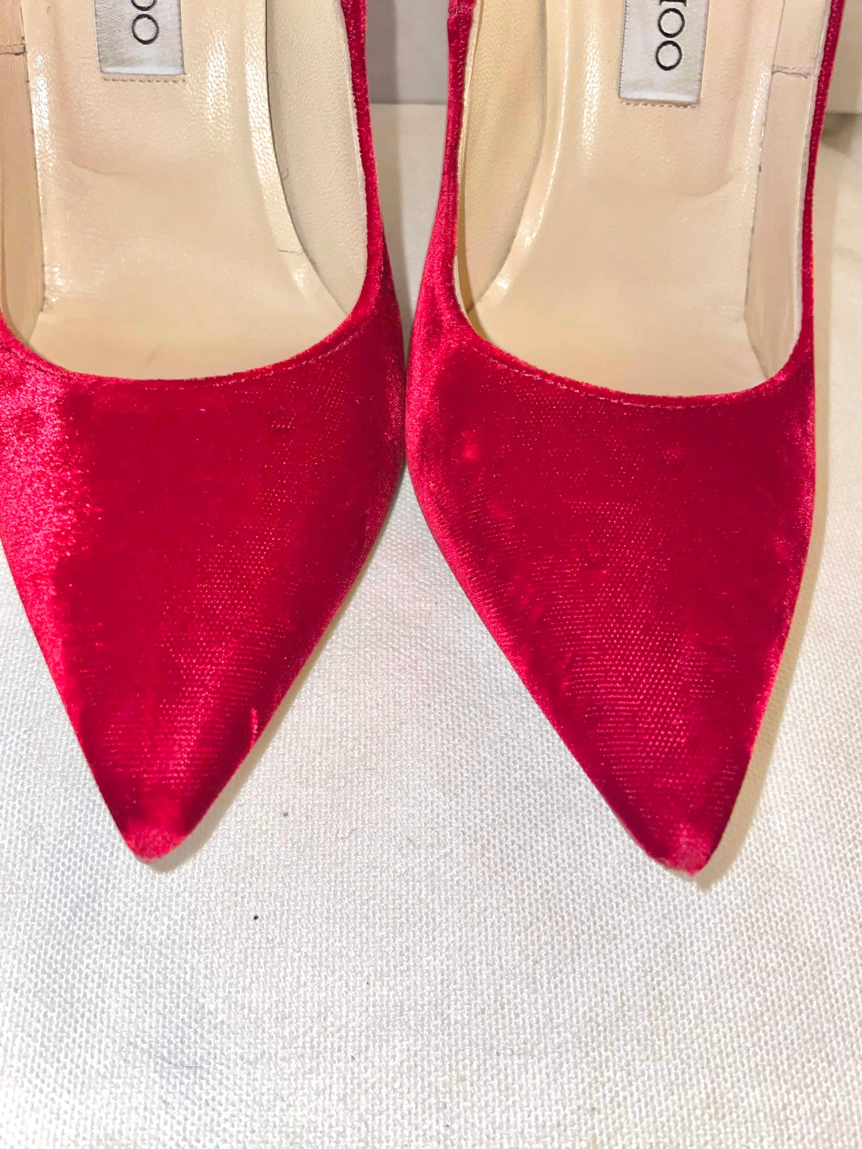 Jimmy Choo “Anouk” Velvet Pumps size 9.5