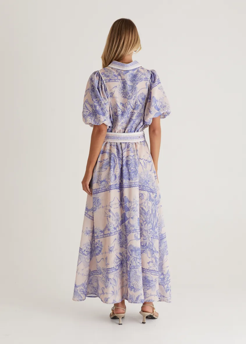 Jolene Maxi Dress - Porcelain