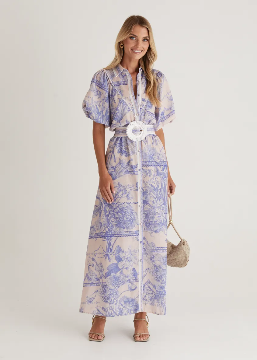 Jolene Maxi Dress - Porcelain