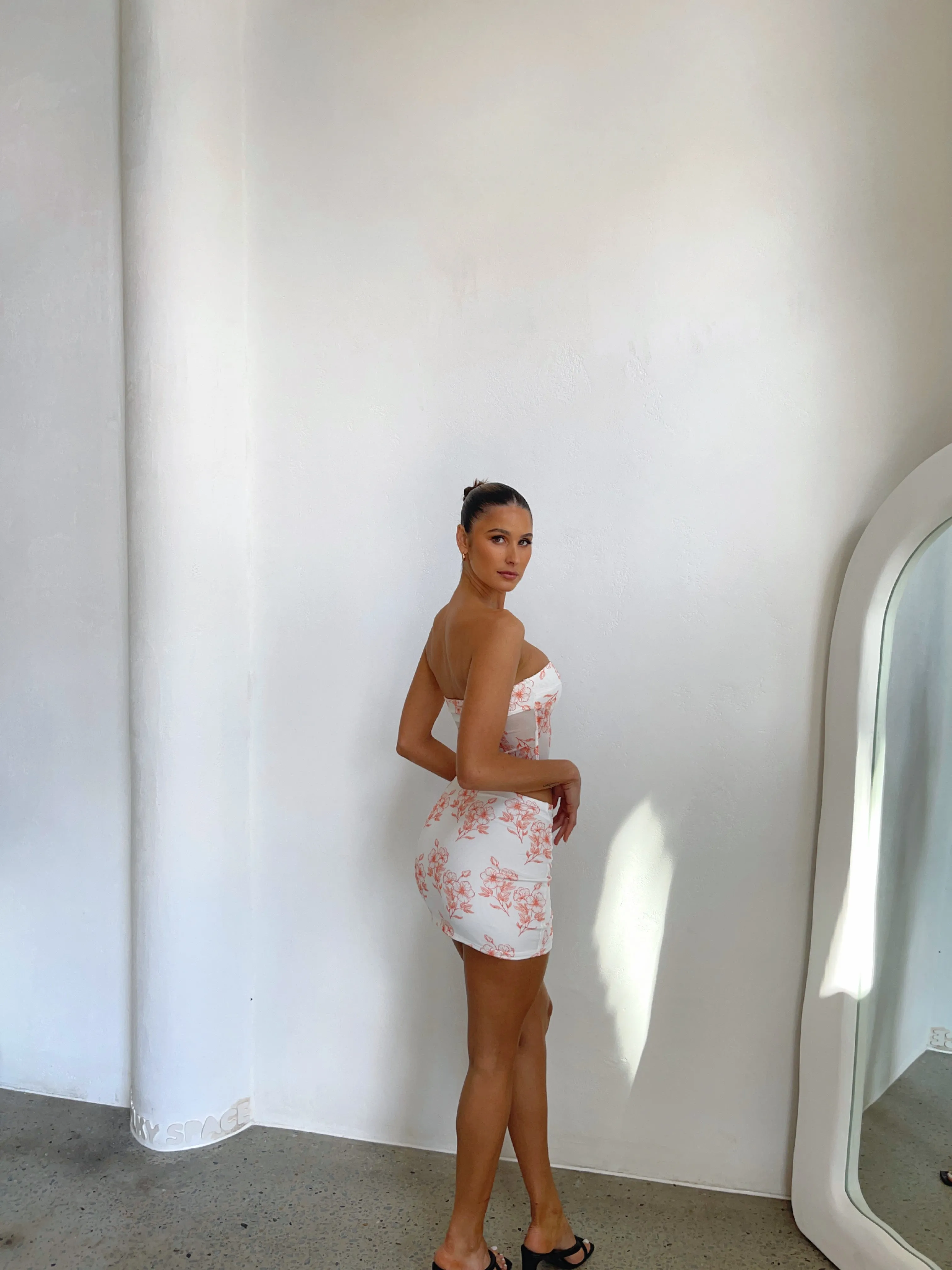 KARA MESH MINI SKIRT