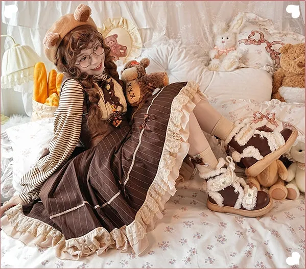 Kawaii Sweet Girl Style Snow Boots