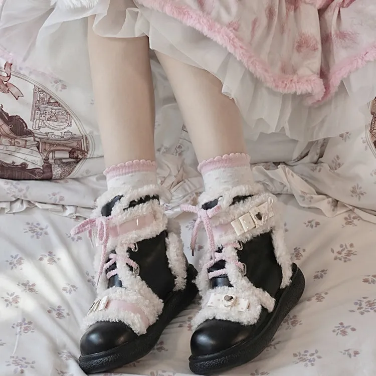Kawaii Sweet Girl Style Snow Boots