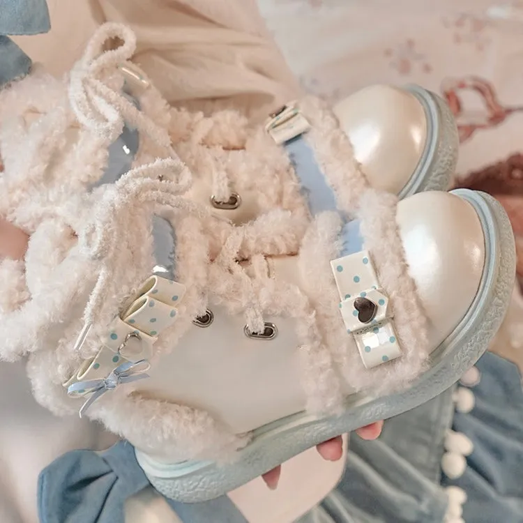 Kawaii Sweet Girl Style Snow Boots