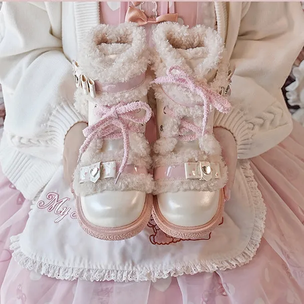 Kawaii Sweet Girl Style Snow Boots