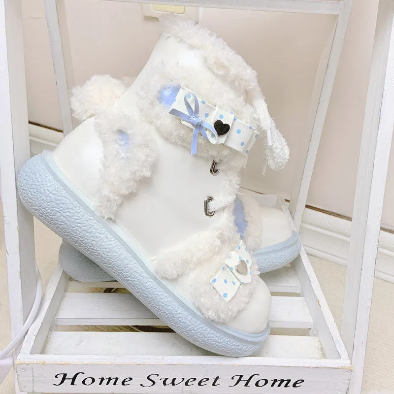 Kawaii Sweet Girl Style Snow Boots