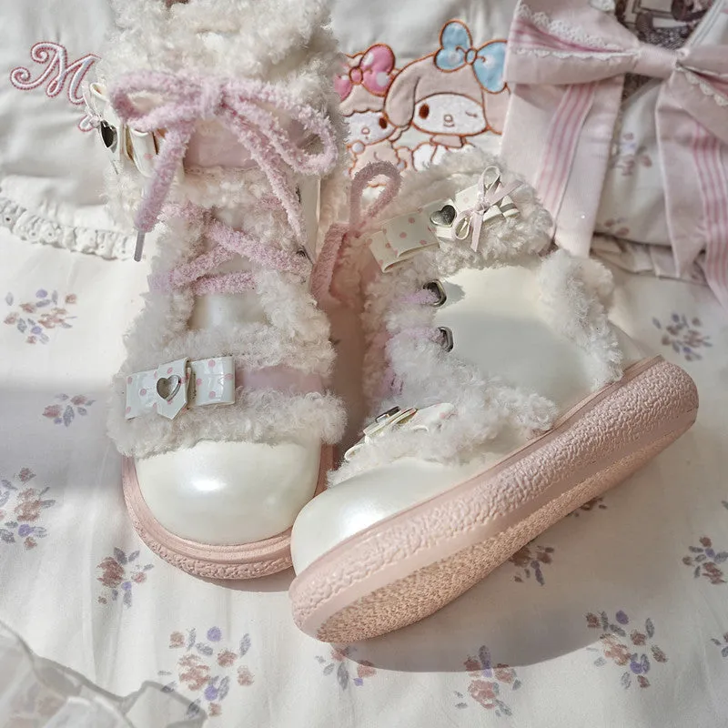 Kawaii Sweet Girl Style Snow Boots