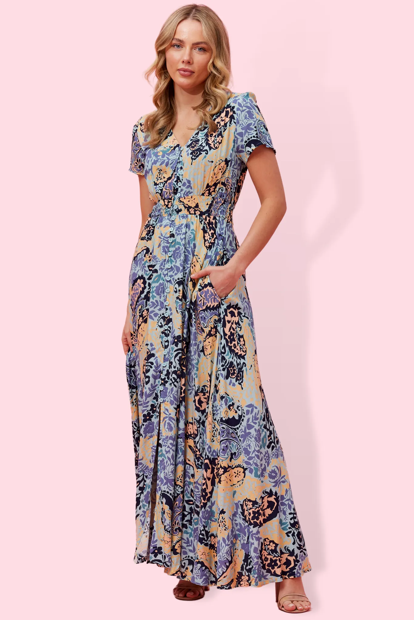 Kirby Floral Boho Maxi Dress