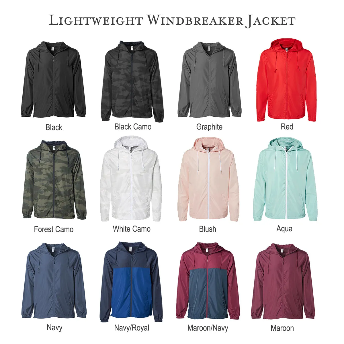 Lambda Chi Alpha Full Zip Windbreaker