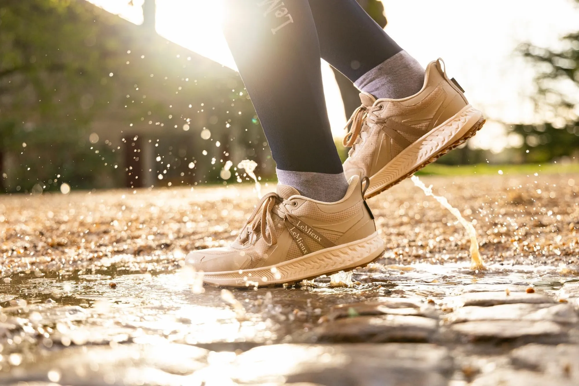LeMieux Trax Waterproof Trainer Stone