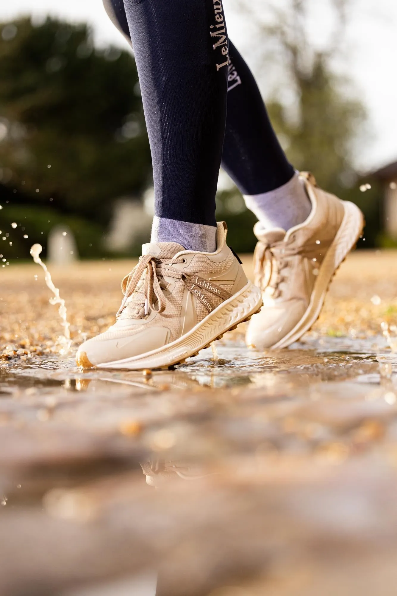 LeMieux Trax Waterproof Trainer Stone