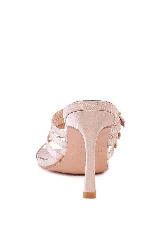 Leopard Nyle Platform Heeled Sandals