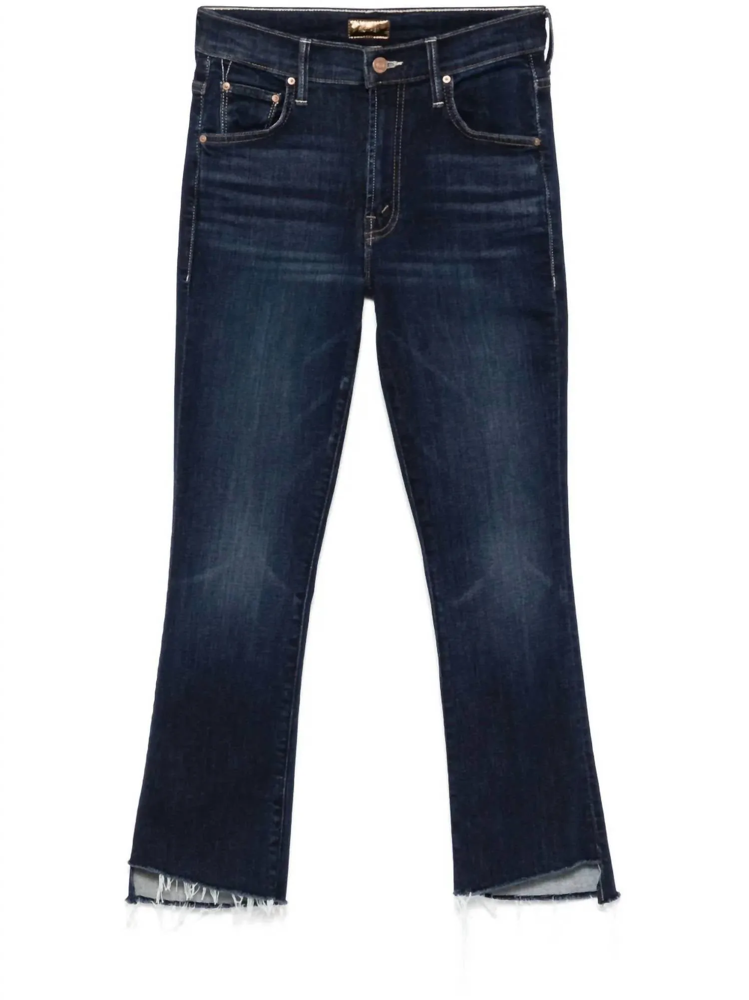 Lil' Insider Crop High-Waisted Boot Cut Jeans In Off Limits