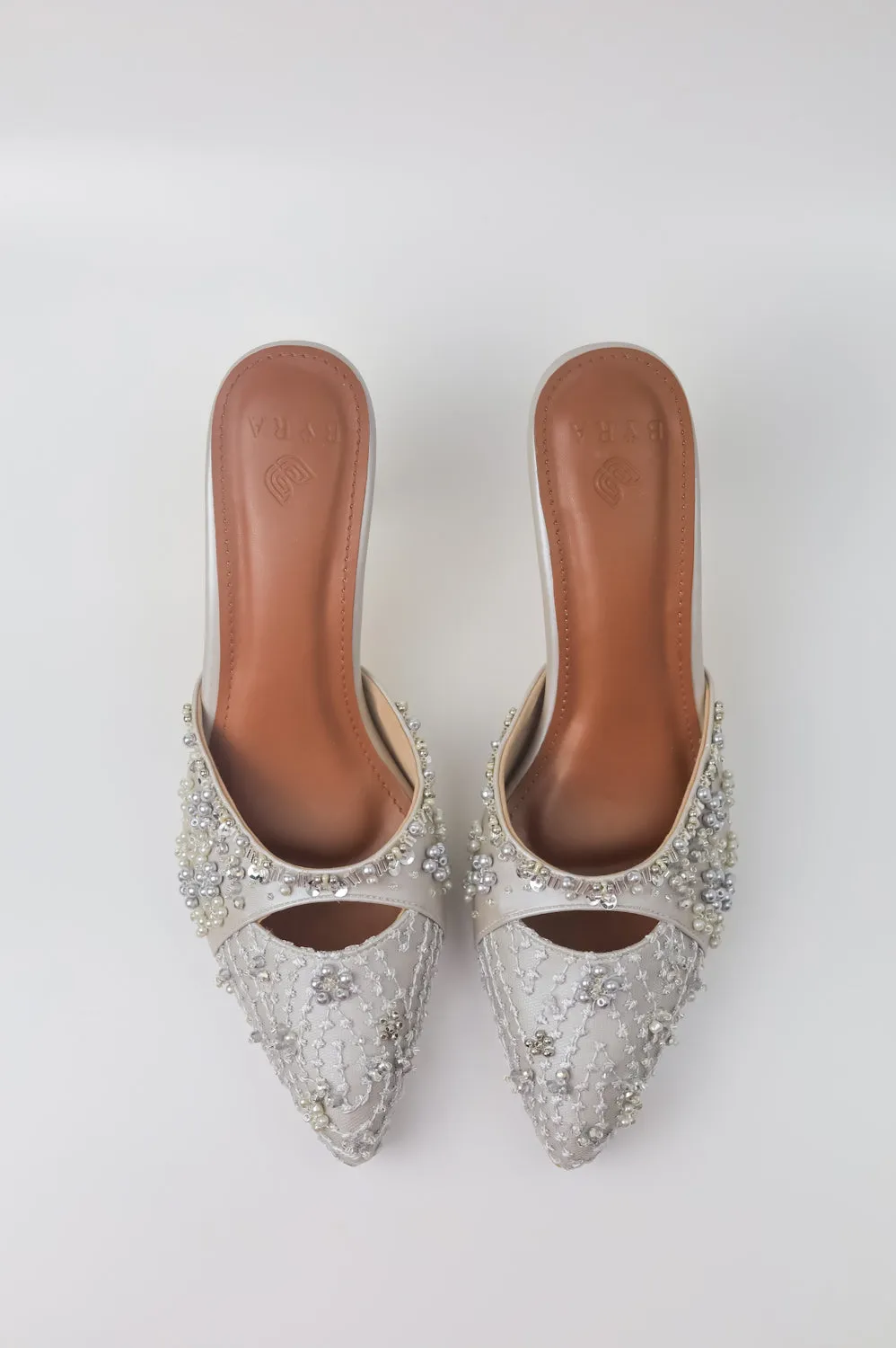 Lily Shoes in Silver Grey