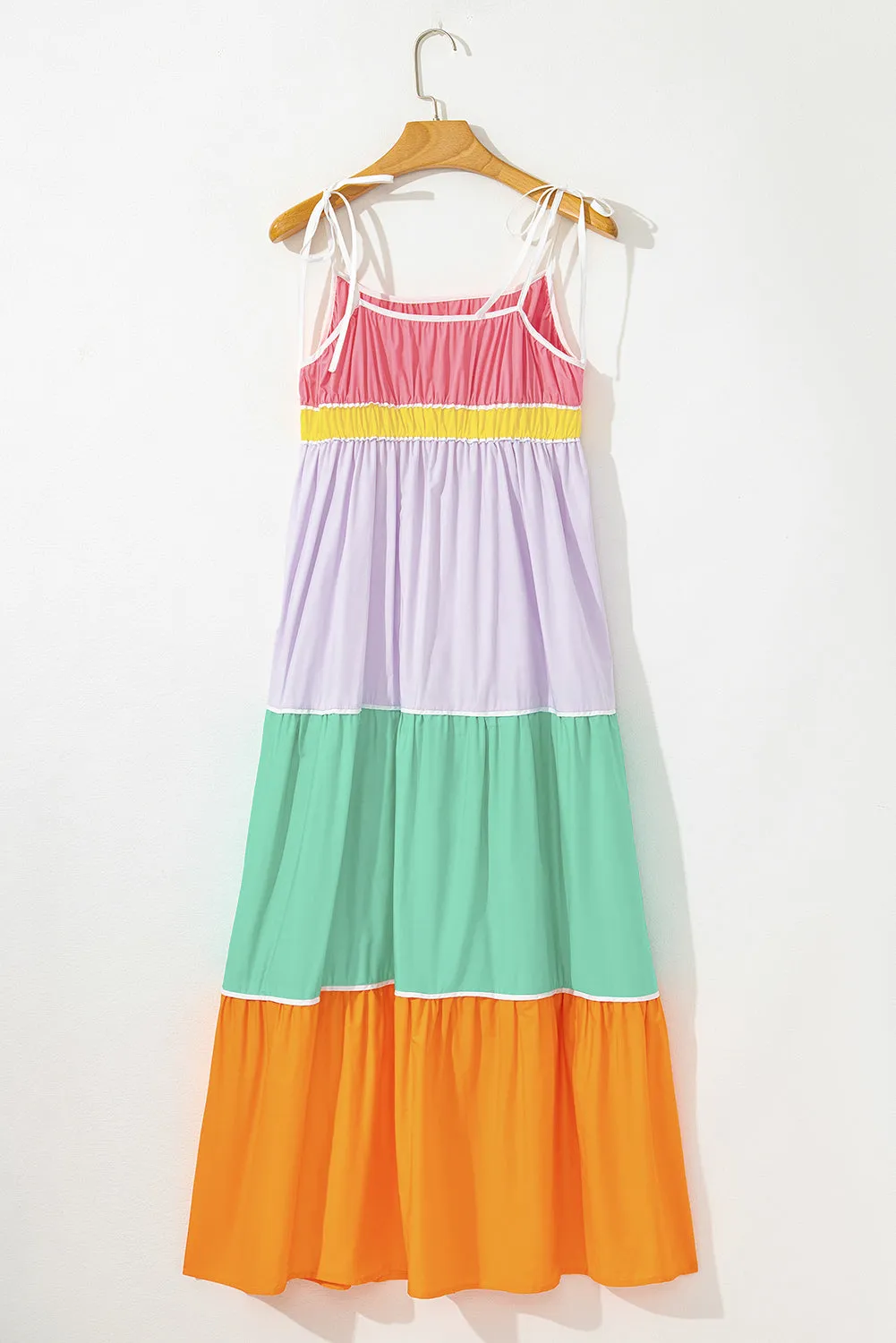 London Multicolor Long Flowy Maxi Dress
