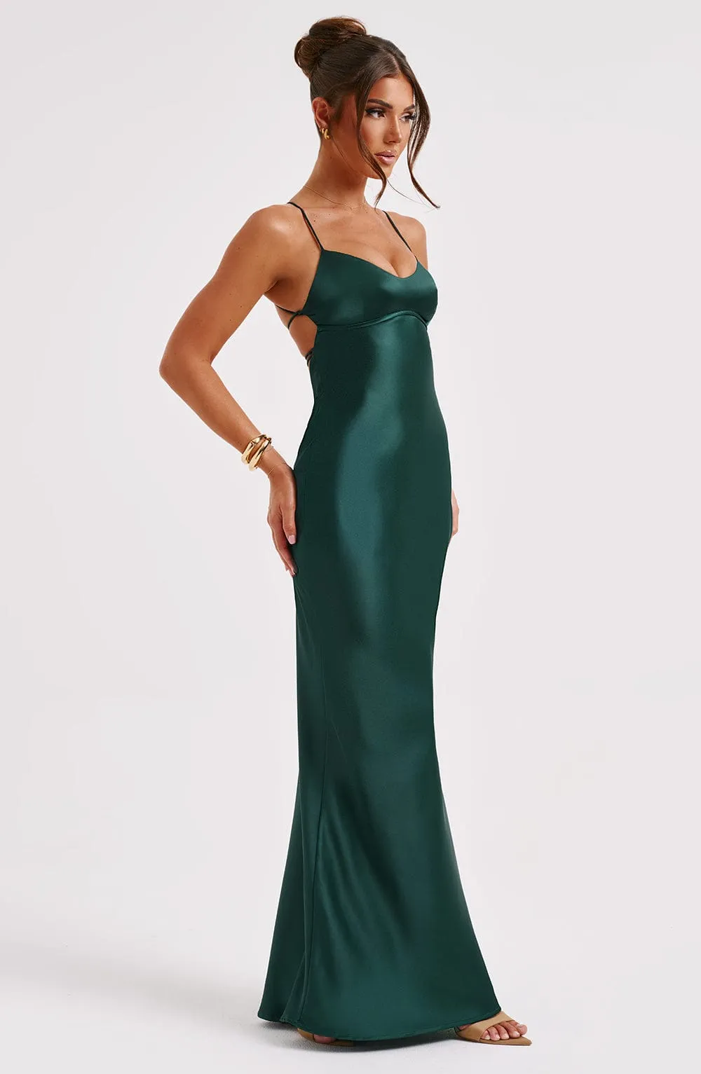 Malika Maxi Dress - Emerald