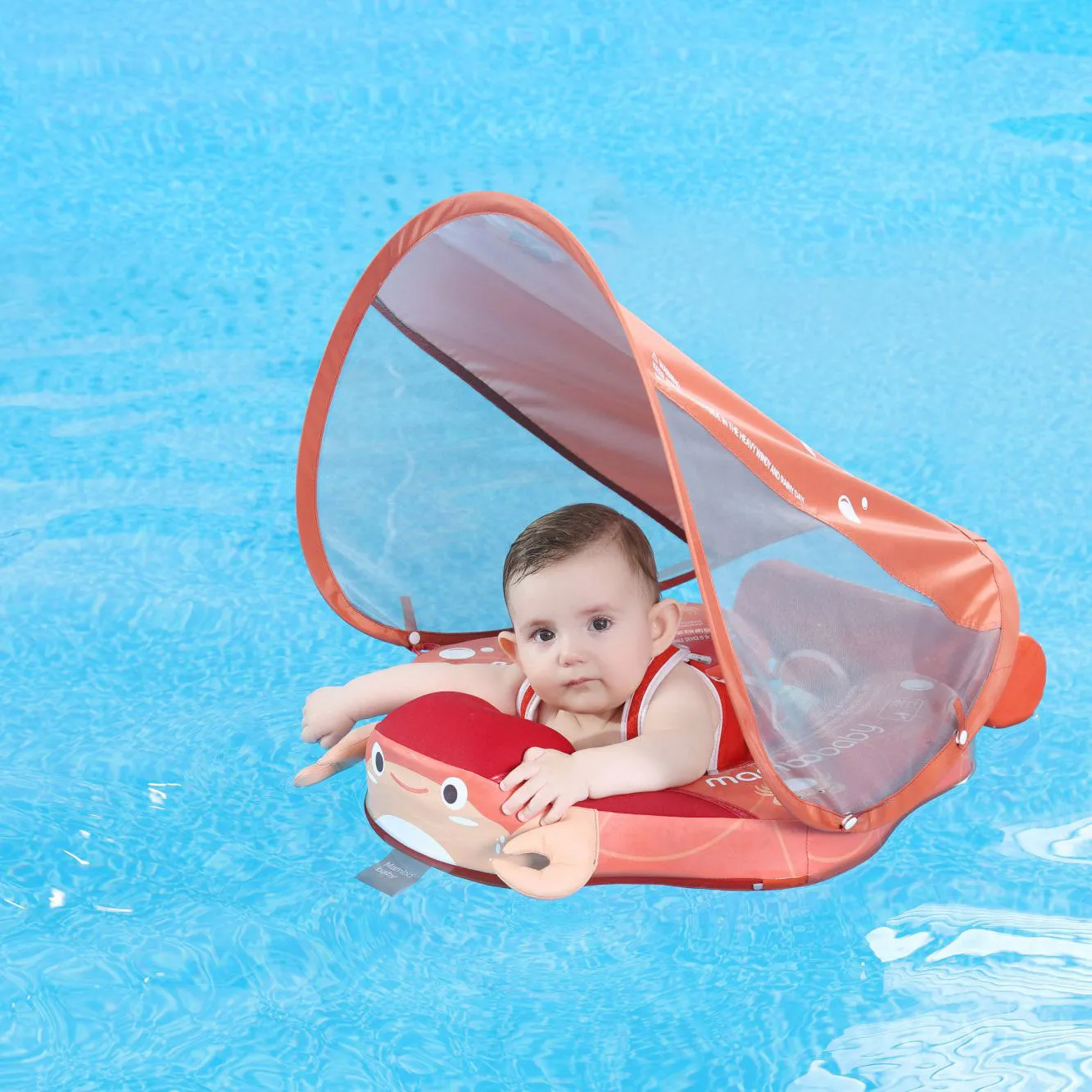 Mambobaby Float with Canopy and Tail Crab