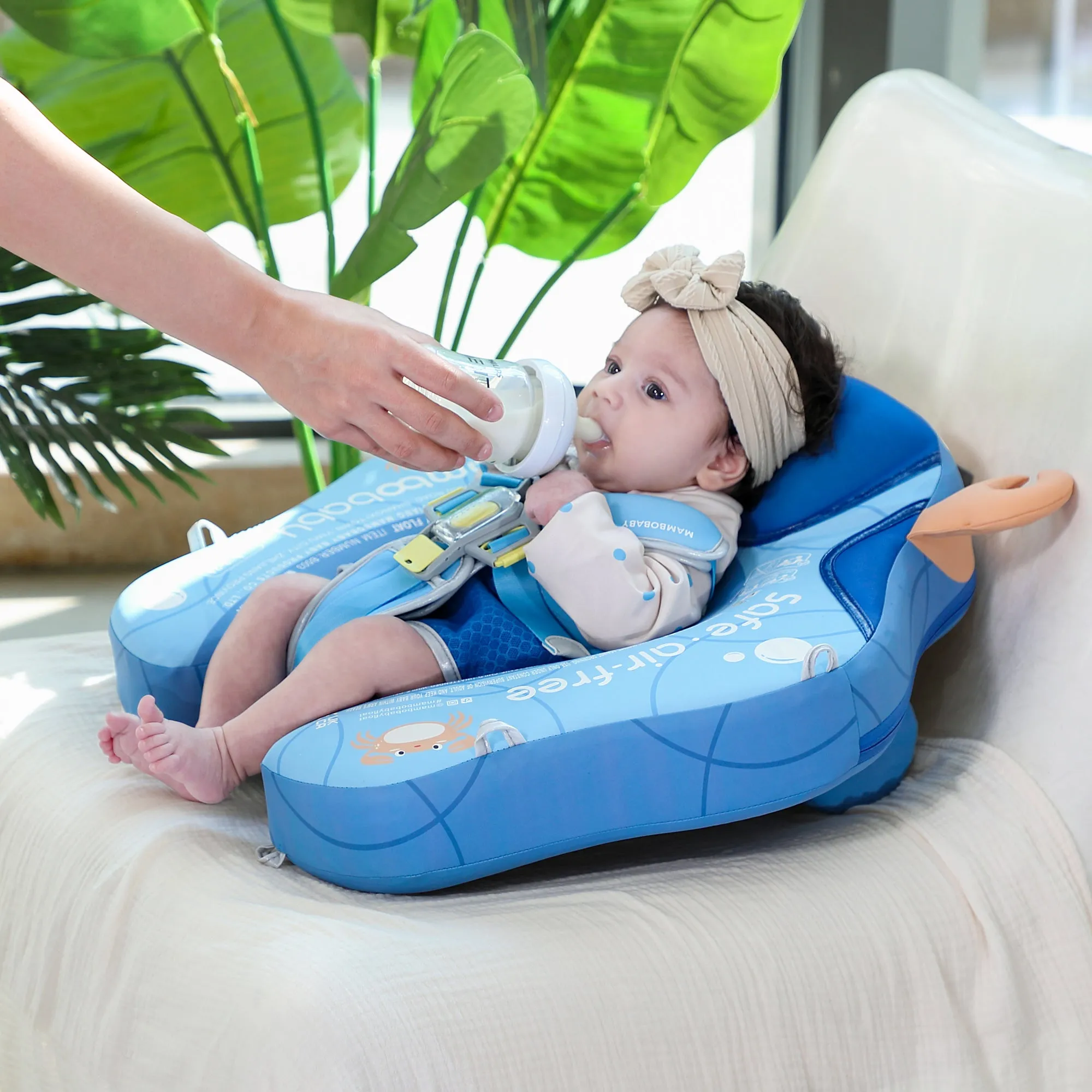 Mambobaby Float with Canopy and Tail Crab