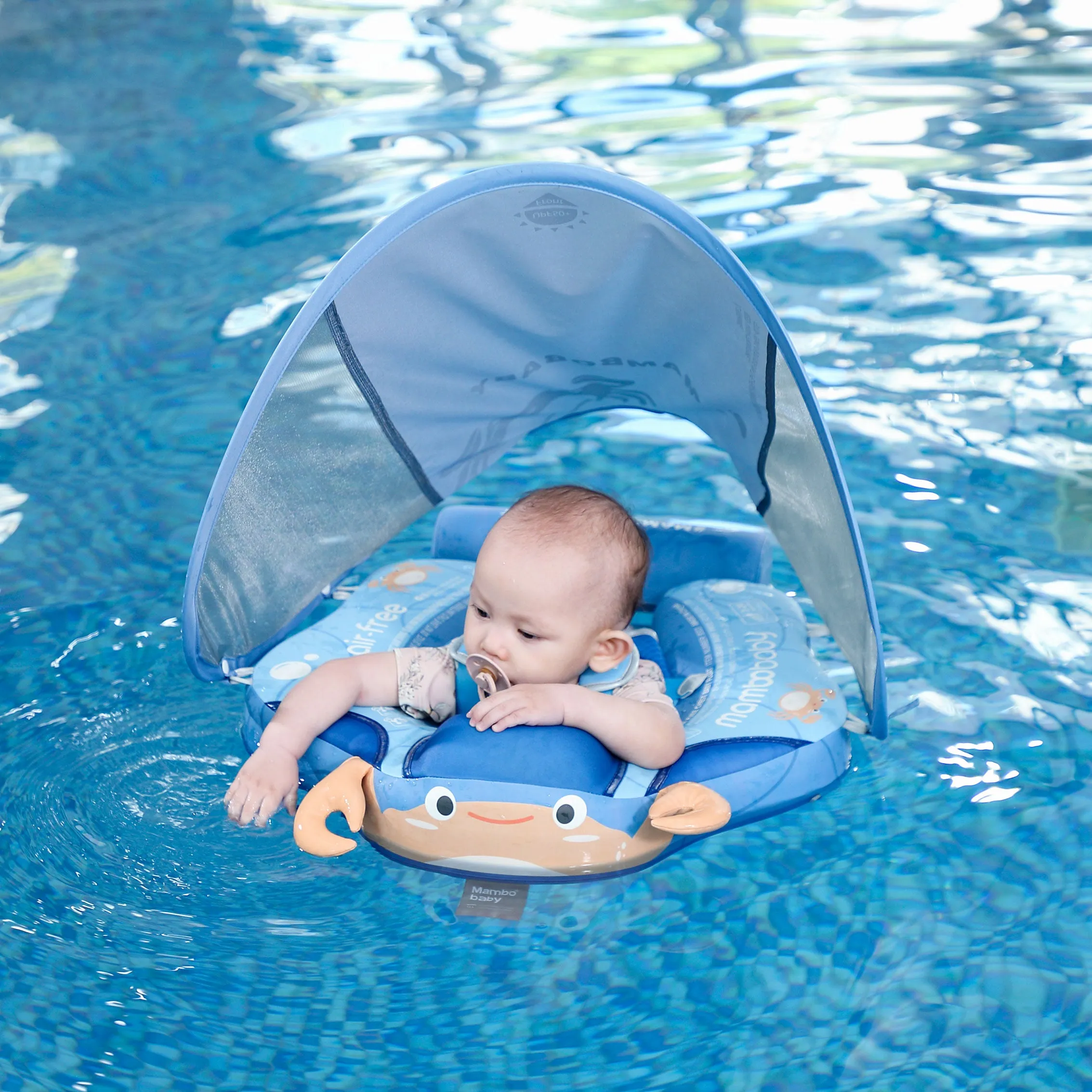 Mambobaby Float with Canopy and Tail Crab