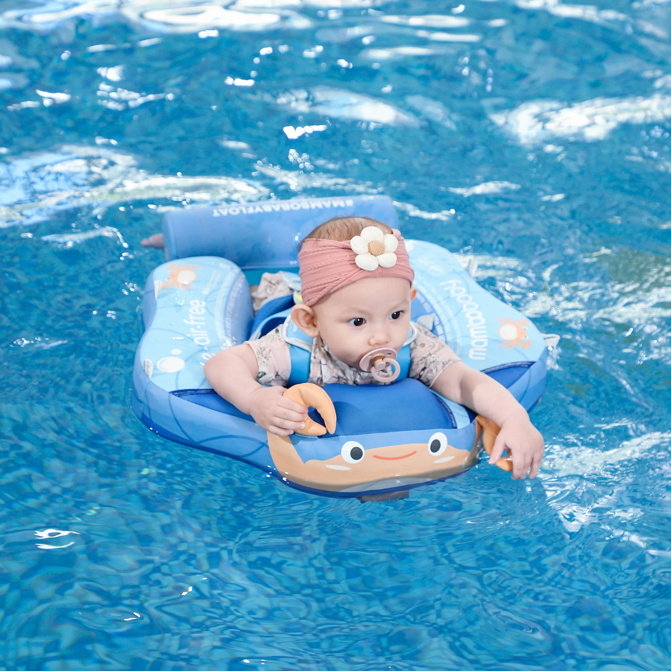 Mambobaby Float with Canopy and Tail Crab