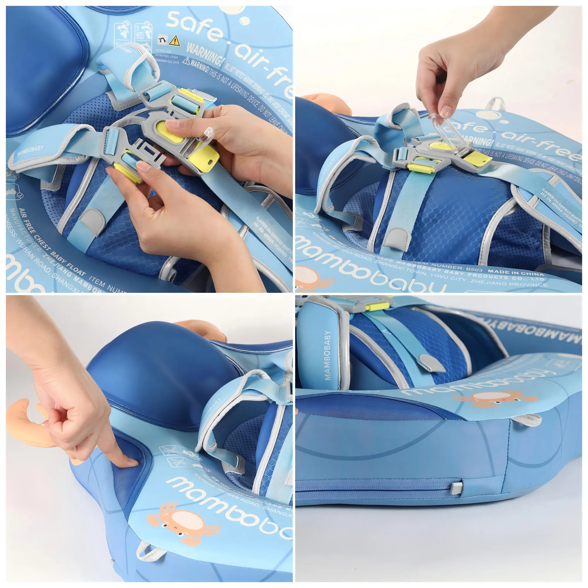 Mambobaby Float with Canopy and Tail Crab