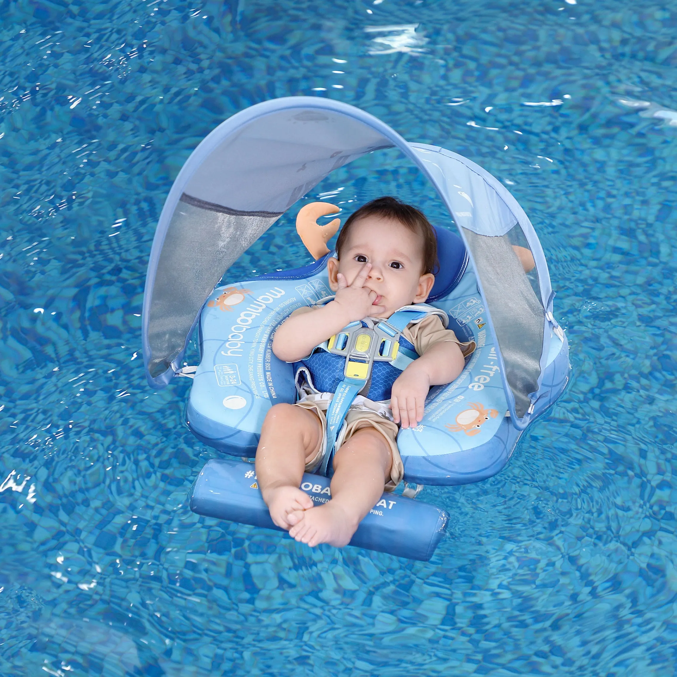 Mambobaby Float with Canopy and Tail Crab