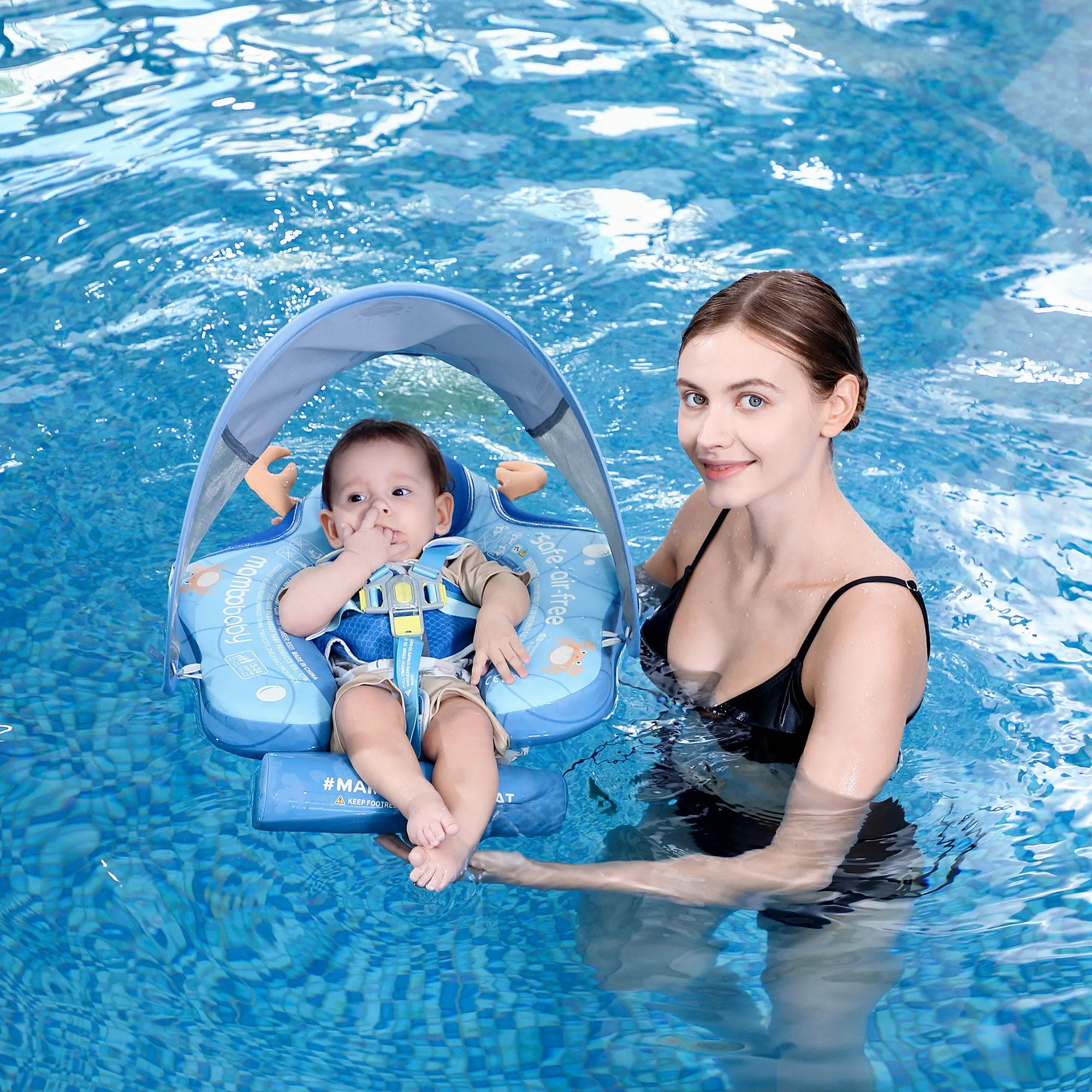 Mambobaby Float with Canopy and Tail Crab
