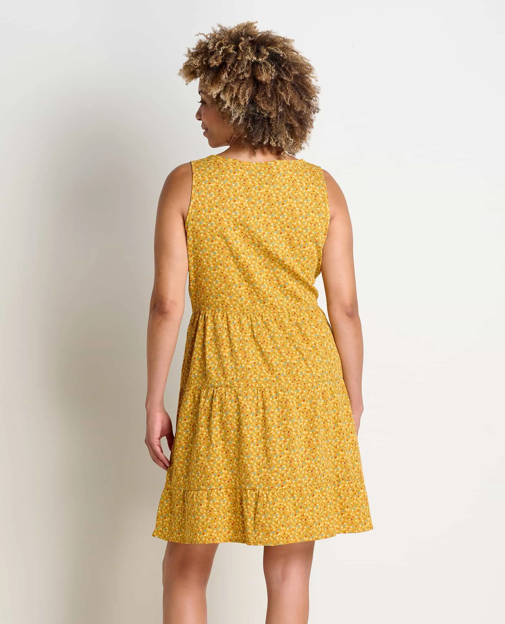 Manzana Tiered Sleeveless Dress