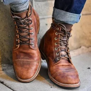Martial | Chic Leather Ankle Boots