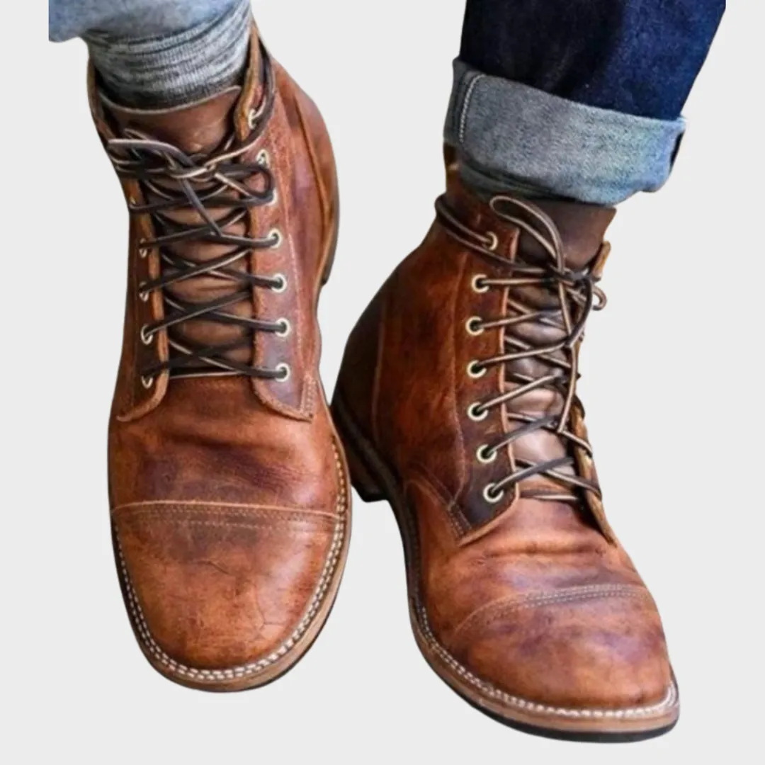 Martial | Chic Leather Ankle Boots