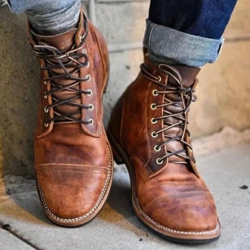 Martial | Chic Leather Ankle Boots