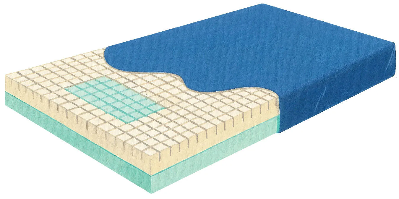Mattress Foam 6" w/Perimeter Pressure Reduction Pressure-Check™ by Skilcare