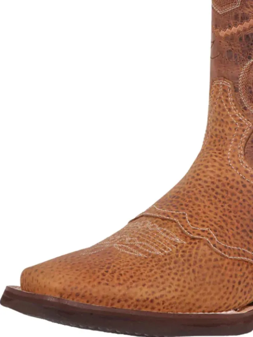 Men's Genuine Leather Classic Western Cowboy Boots 'El General' 43012