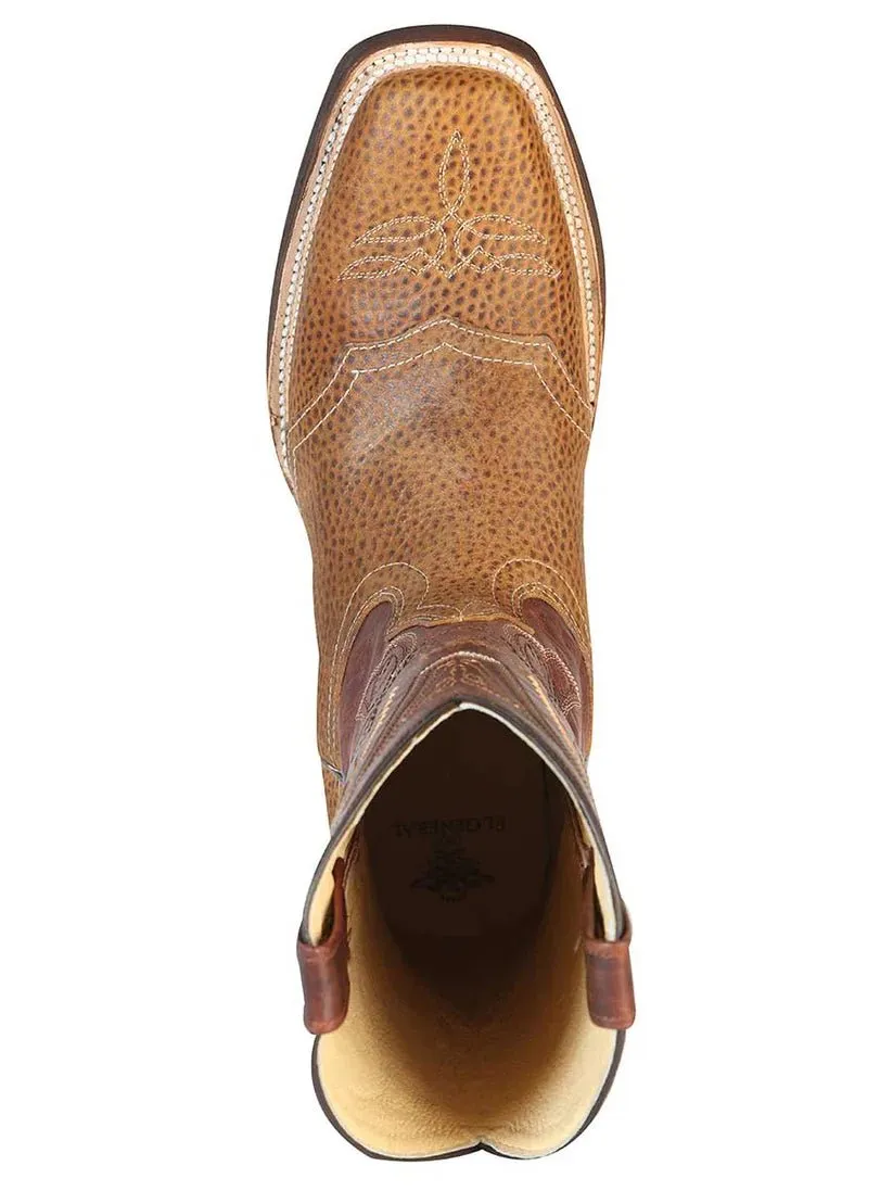 Men's Genuine Leather Classic Western Cowboy Boots 'El General' 43012