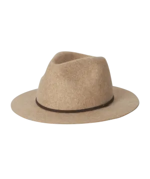 Men's Rajah Mid Brim Fedora in Natural Marle