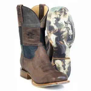 Men's Tin Haul Blocks Boots With Running Wild Sole Handmade