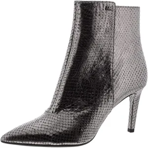 Michael Michael Kors Womens Dorothy Flex Leather Pointed, Anthracite, Size 5.5