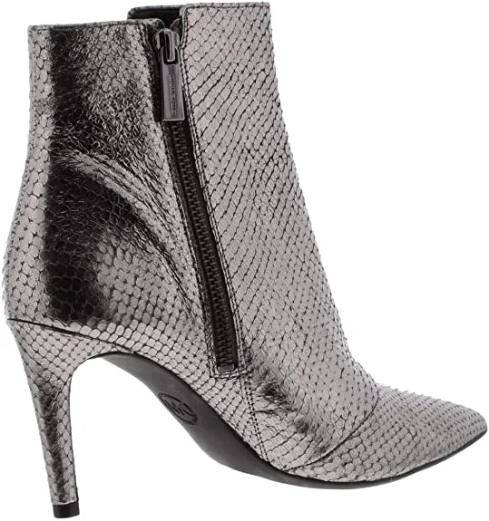 Michael Michael Kors Womens Dorothy Flex Leather Pointed, Anthracite, Size 5.5